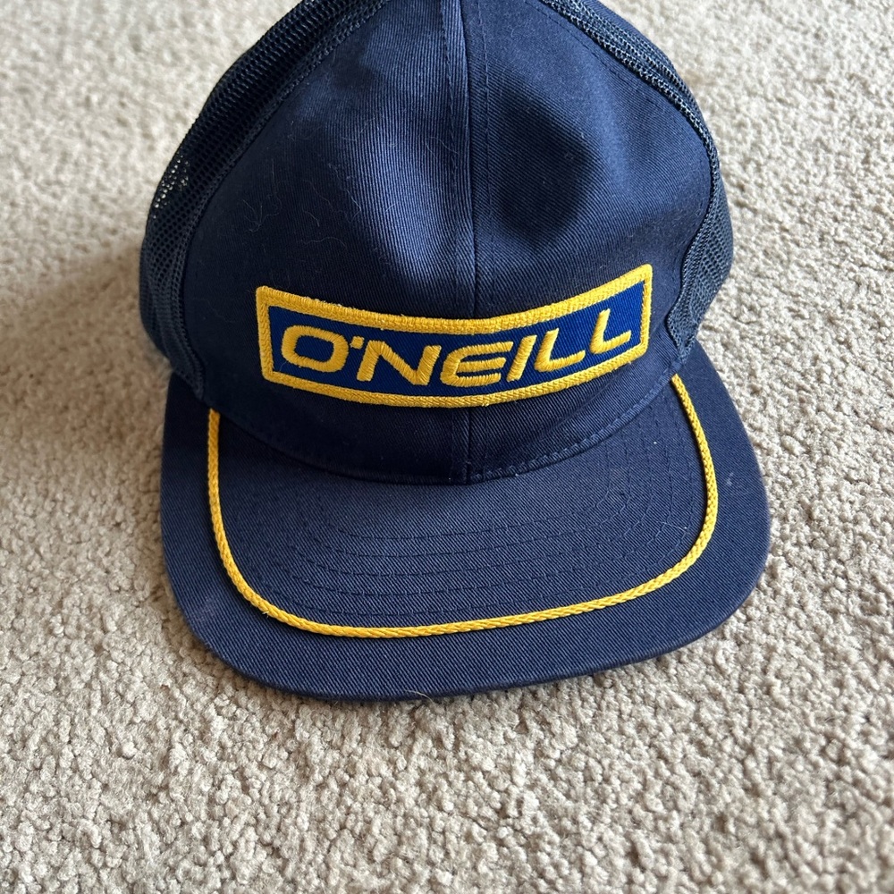 O'Neill Navy and Yellow Trucker Hat